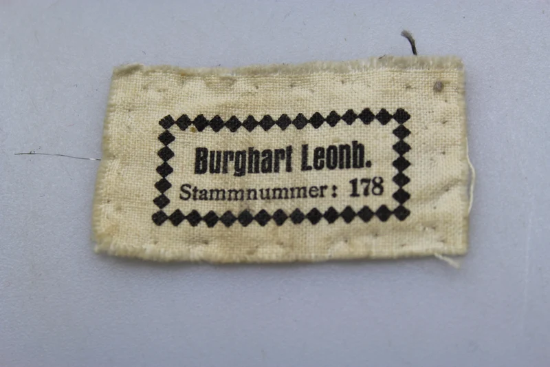 WH WW2 Persönliche Gegenstände Etikett
