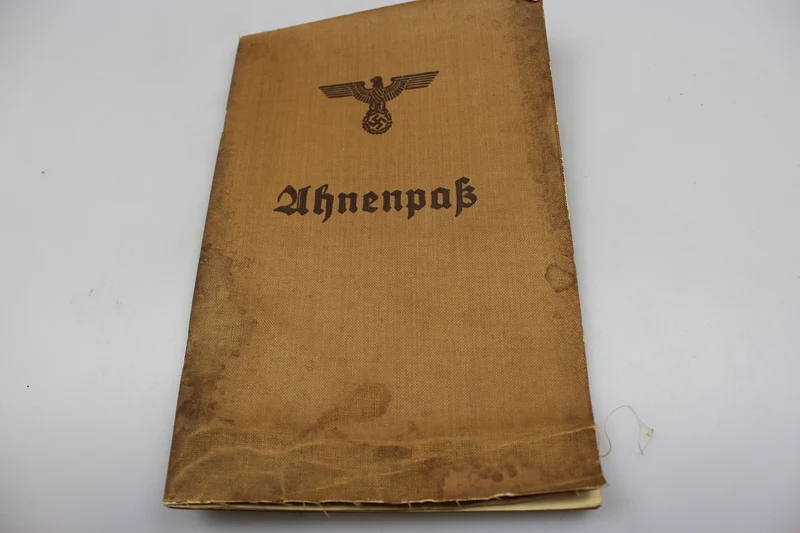 Ahnenpass, persönliches Herkunftsheft - III. Reich