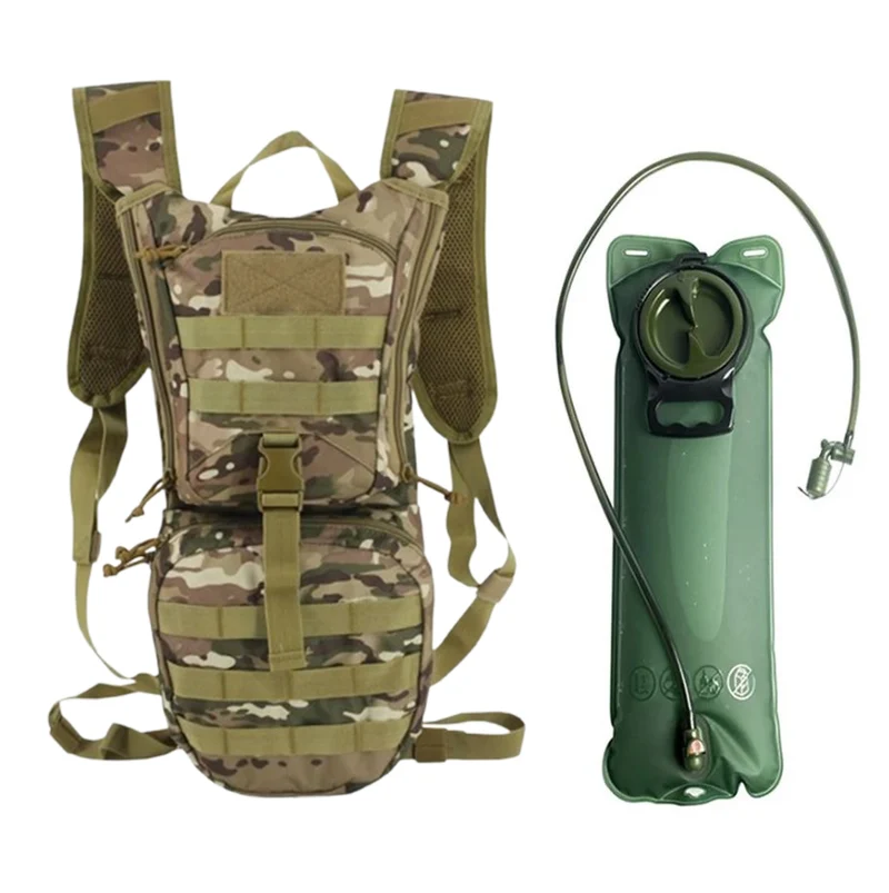 Molle Airsoft Rucksack mit 3L Trinkblase Softair Trinksystem Trinkrucksack