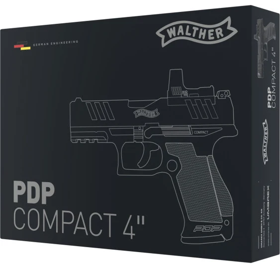 Walther PDP Compact 4" SET- Co2-Pistole Kaliber 6 mm BB 2,0 J