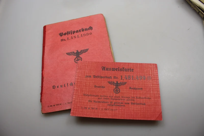Postsparbuch + Ausweis III° Reich