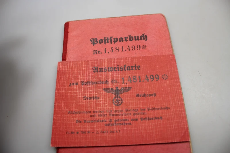 Postsparbuch + Ausweis III° Reich
