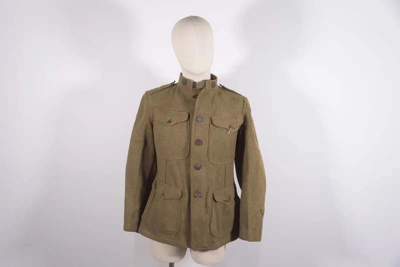 US-Army-Truppenjacke der 27. Infanteriedivision aus dem Ersten Weltkrieg