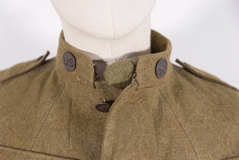 US-Army-Truppenjacke der 27. Infanteriedivision aus dem Ersten Weltkrieg