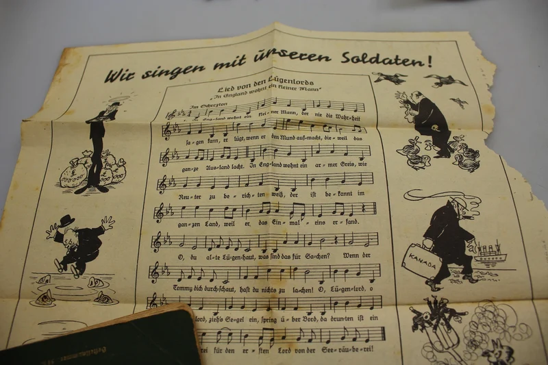 „Soldaten Kameraden“ Liederbuch für Wehrmacht und Volk 1938/39