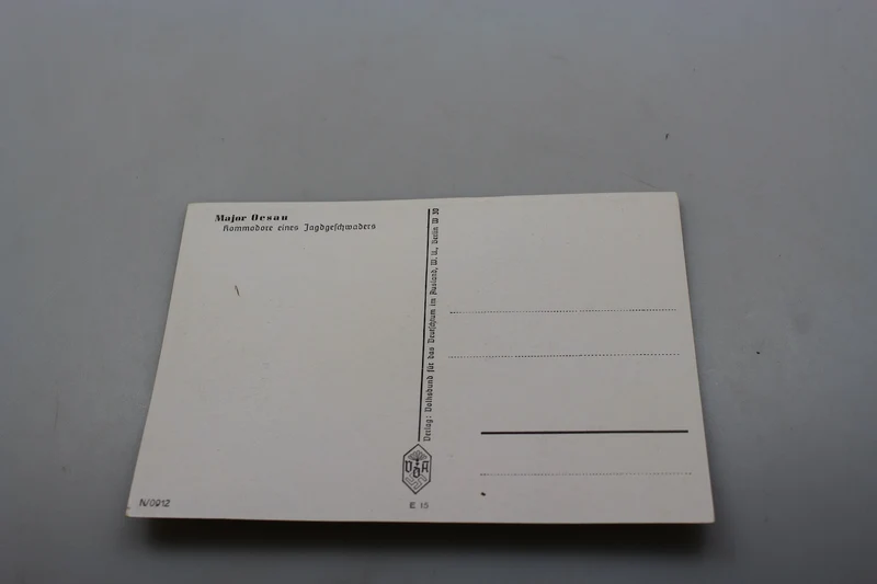 Postkarte Willrich – „Major Useau“