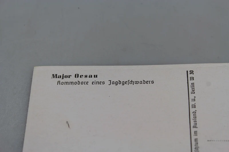 Postkarte Willrich – „Major Useau“