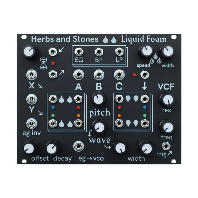 Kräuter und Steine ​​Flüssigschaum (Eurorack)