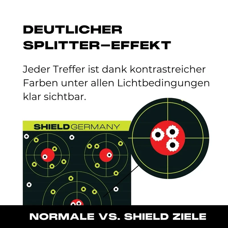 Zielscheiben SHIELD Splatter Targets 10er Pack 45x30cm - 02