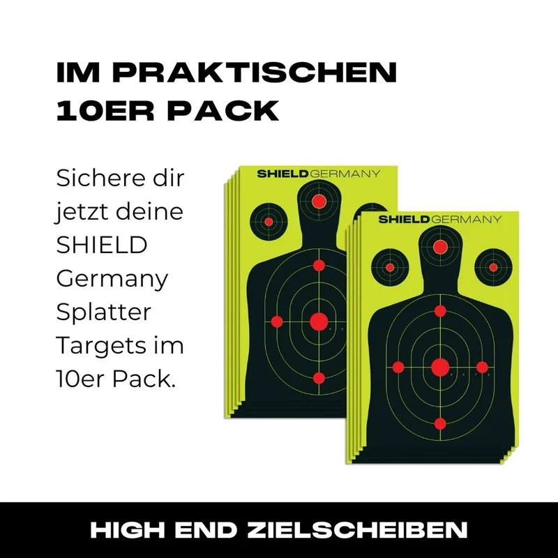 Zielscheiben SHIELD Splatter Targets 10er Pack 45x30cm - 05