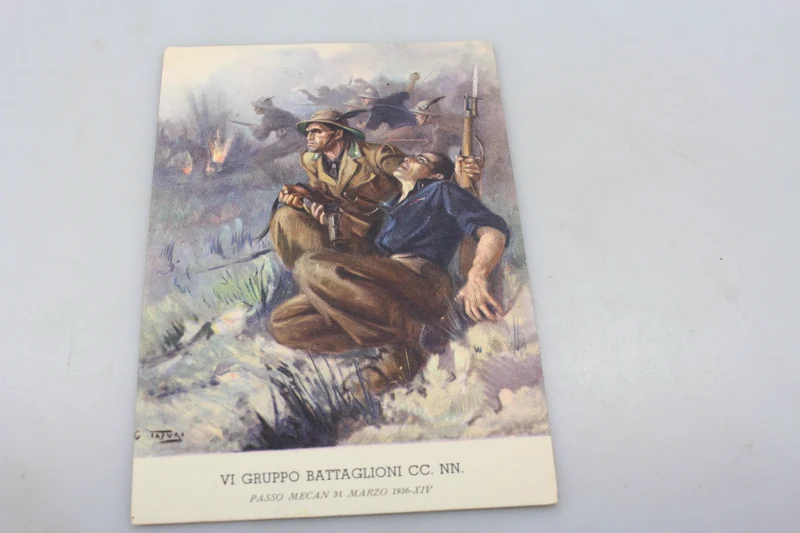 AOI-Postkarte – VI. CCNN-Bataillonsgruppe