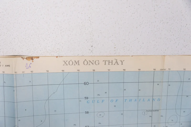 US-Armee Vietnam - Topografische Karte der USA von Xom Ong Thay