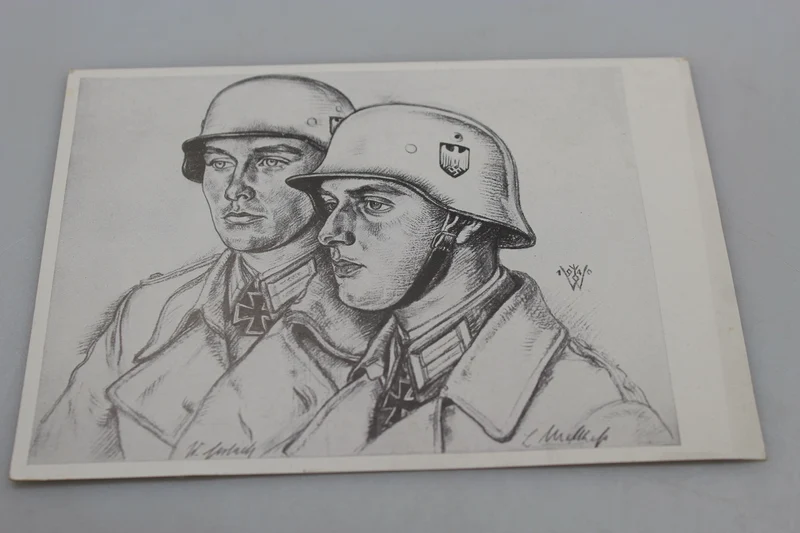 Postkarte Willrich - „Norvegen Kämpfer“