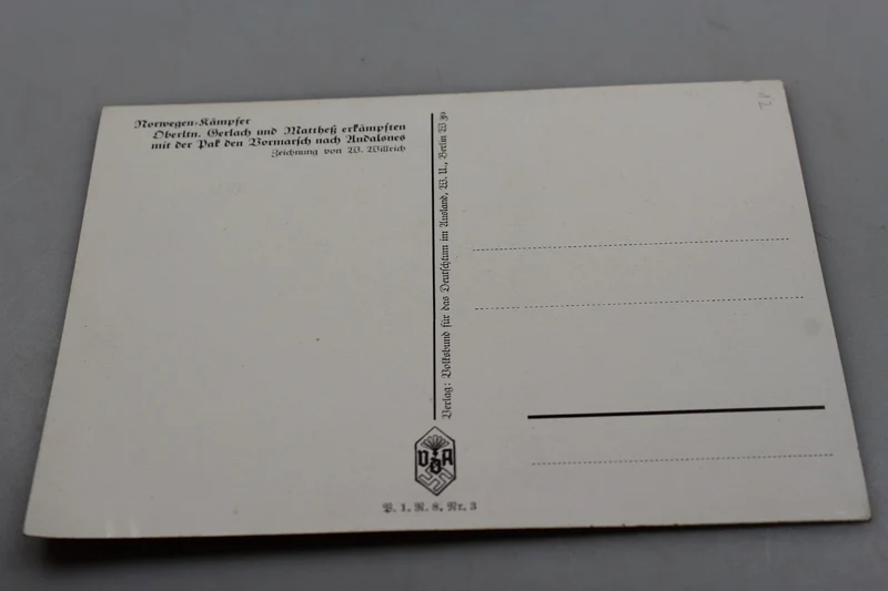 Postkarte Willrich - „Norvegen Kämpfer“