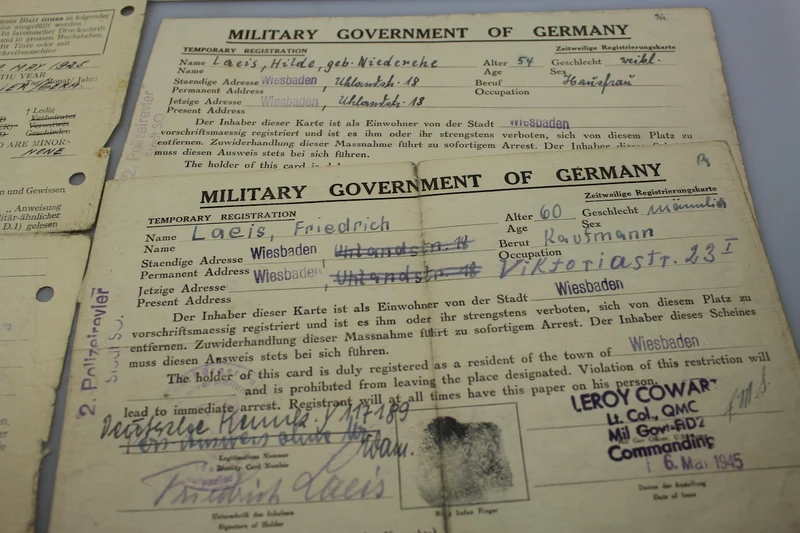 Dokumente über die Gefangenschaft zweier WH-Brüder im Zweiten Weltkrieg