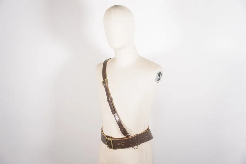 „Sam Browne“ Offiziers-REI-WW2-Gürtel
