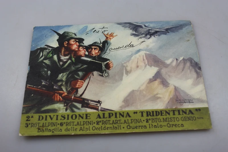 Postkarte der 2. Alpinen Division „Tridentina“