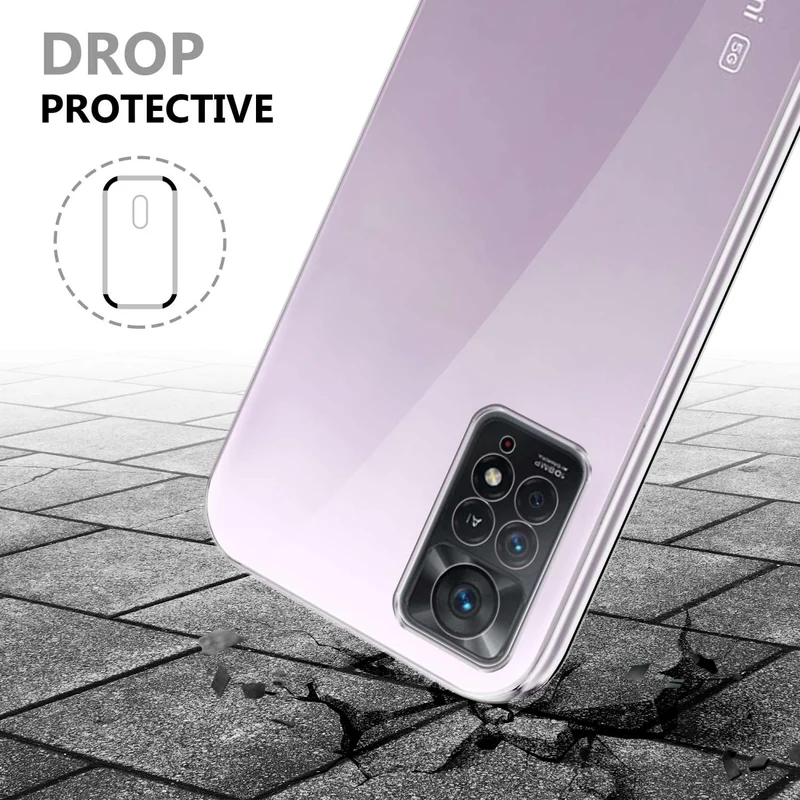 Cadorabo Hülle kompatibel mit Xiaomi RedMi NOTE 11 PRO 4G / 5G 360? Full Body Schutzhülle - Front- und Rückenschutz, Rundumschutz mit Displayschutz