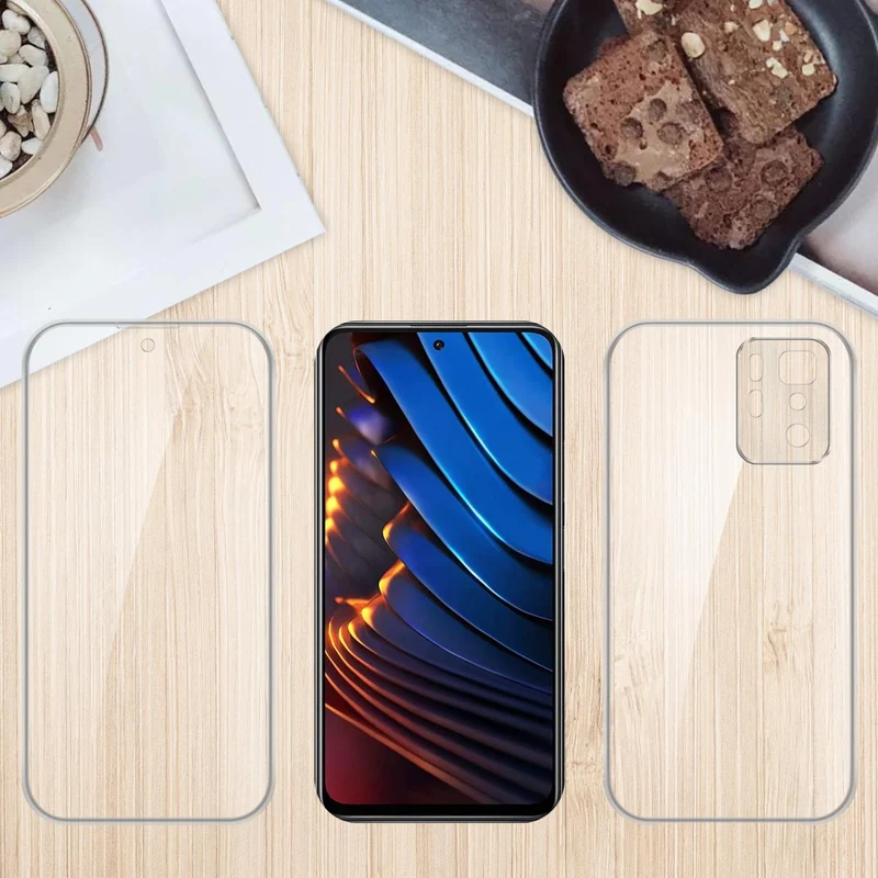 Cadorabo Hülle kompatibel mit Xiaomi POCO X3 GT 360? Full Body Schutzhülle - Front- und Rückenschutz, Rundumschutz mit Displayschutz