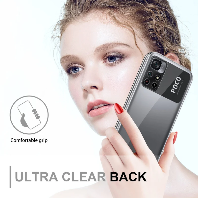 Cadorabo Hülle kompatibel mit Xiaomi POCO M4 PRO 5G 360? Full Body Schutzhülle - Front- und Rückenschutz, Rundumschutz mit Displayschutz