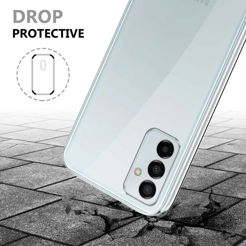 Cadorabo Hülle kompatibel mit Samsung Galaxy M23 5G 360? Full Body Schutzhülle - Front- und Rückenschutz, Rundumschutz mit Displayschutz