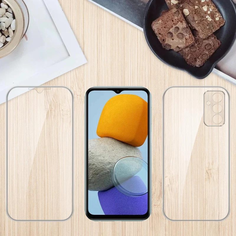 Cadorabo Hülle kompatibel mit Samsung Galaxy M23 5G 360? Full Body Schutzhülle - Front- und Rückenschutz, Rundumschutz mit Displayschutz