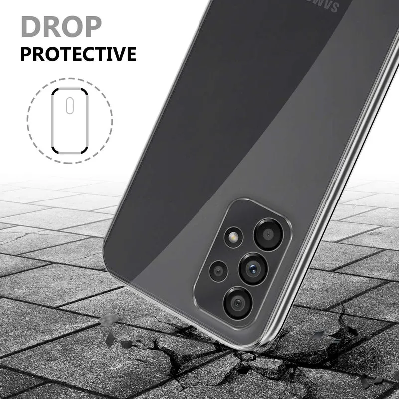 Cadorabo Hülle kompatibel mit Samsung Galaxy A53 5G 360? Full Body Schutzhülle - Front- und Rückenschutz, Rundumschutz mit Displayschutz