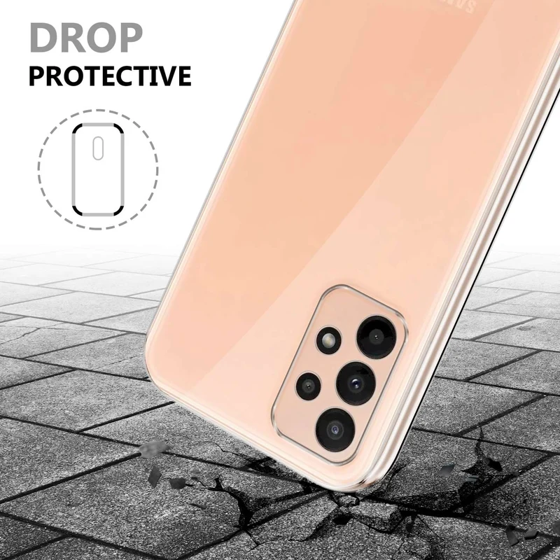 Cadorabo Hülle kompatibel mit Samsung Galaxy A23 4G 360? Full Body Schutzhülle - Front- und Rückenschutz, Rundumschutz mit Displayschutz