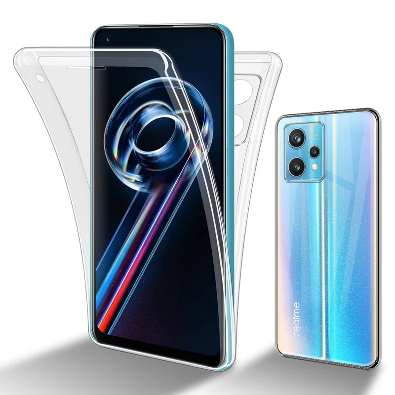 Cadorabo Hülle kompatibel mit Realme 9 PRO / V25 / Q5 360? Full Body Schutzhülle - Front- und Rückenschutz, Rundumschutz mit Displayschutz