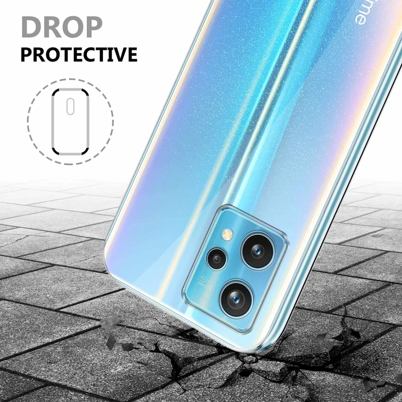 Cadorabo Hülle kompatibel mit Realme 9 PRO / V25 / Q5 360? Full Body Schutzhülle - Front- und Rückenschutz, Rundumschutz mit Displayschutz