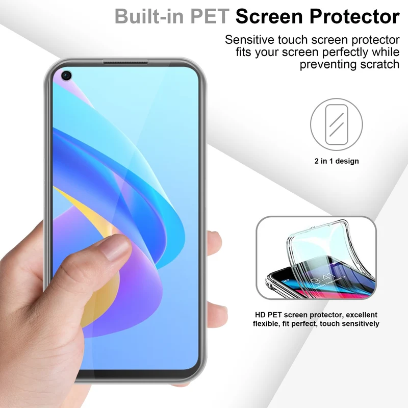 Cadorabo Hülle kompatibel mit Oppo A36 / A76 360? Full Body Schutzhülle - Front- und Rückenschutz, Rundumschutz mit Displayschutz
