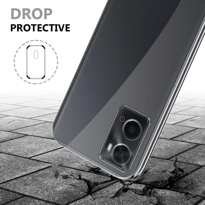 Cadorabo Hülle kompatibel mit Oppo A36 / A76 360? Full Body Schutzhülle - Front- und Rückenschutz, Rundumschutz mit Displayschutz