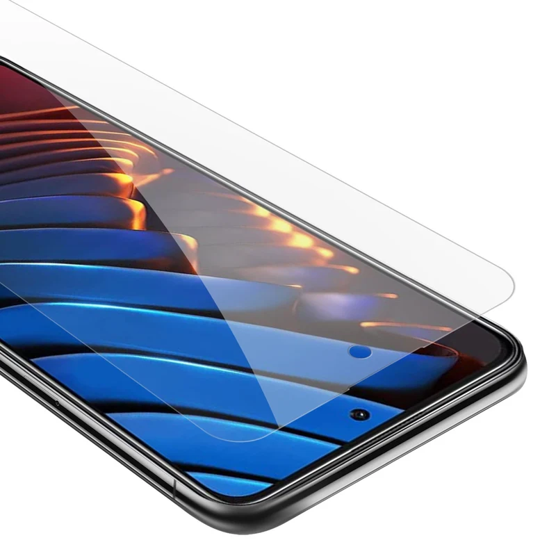 Cadorabo Panzer Folie kompatibel mit Xiaomi POCO X3 GT - Schutzfolie Gehärtetes (Tempered) Display-Schutzglas in 9H Härte mit 3D Touch Kompatibilität