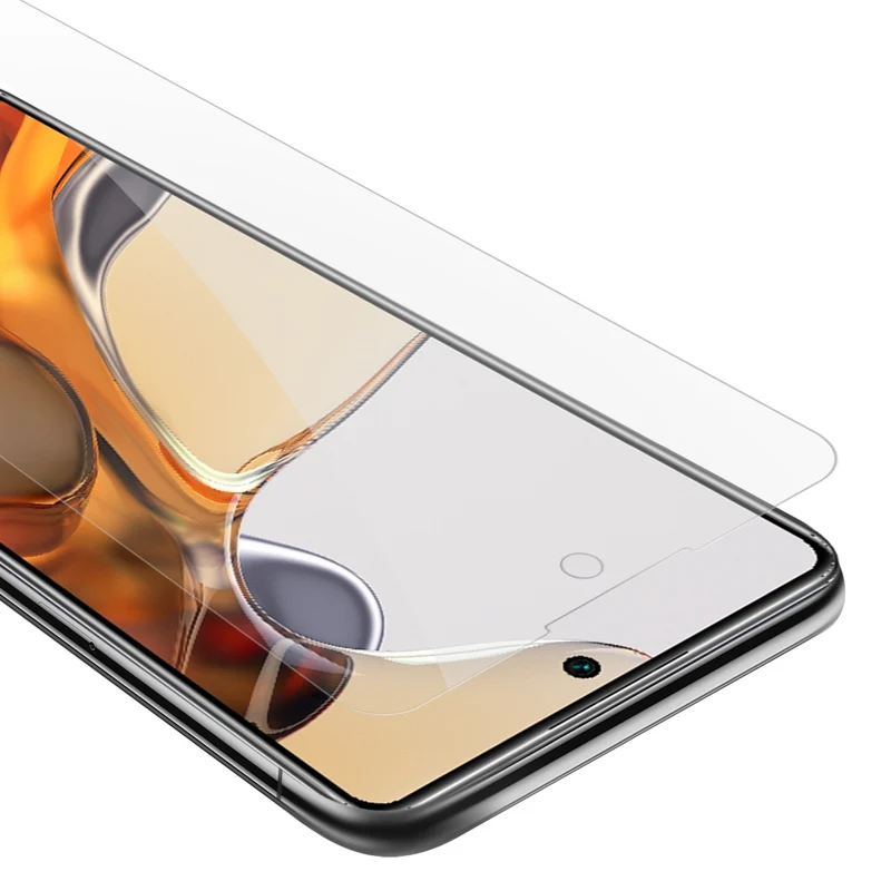 Cadorabo Panzer Folie kompatibel mit Xiaomi 11T / 11T PRO - Schutzfolie Gehärtetes (Tempered) Display-Schutzglas in 9H Härte mit 3D Touch Kompatibilität
