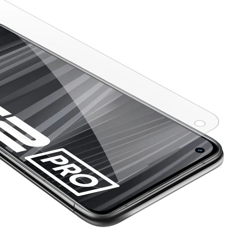 Cadorabo Panzer Folie kompatibel mit Realme GT 2 PRO - Schutzfolie Gehärtetes (Tempered) Display-Schutzglas in 9H Härte mit 3D Touch Kompatibilität
