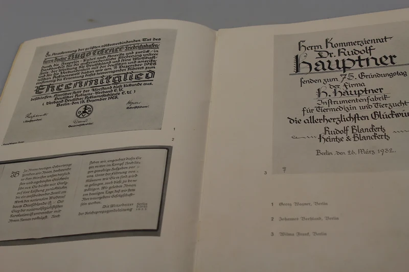 Katalog „Die Urkunde“ aus den 30er Jahren
