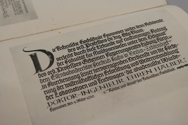 Katalog „Die Urkunde“ aus den 30er Jahren