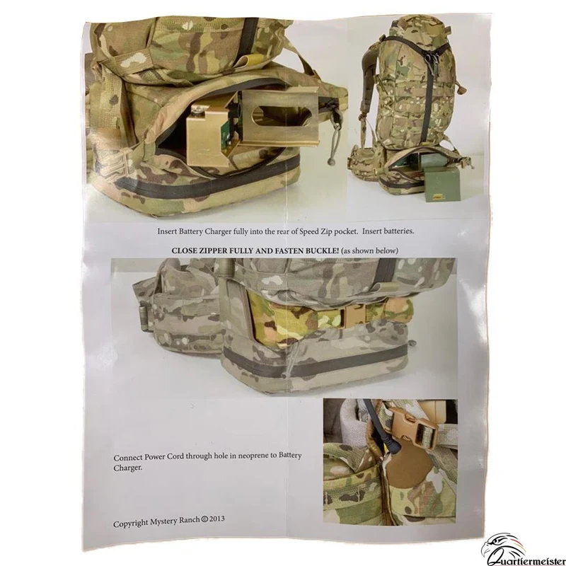 Mystery Ranch Thor Rucksack - Funkgerät Tragesystem für Harris PRC 117 Multicam