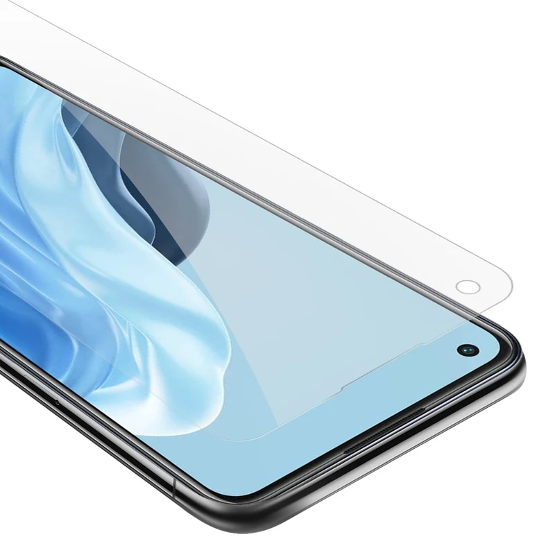 Cadorabo Panzer Folie kompatibel mit Oppo FIND X5 LITE / Reno7 5G - Schutzfolie Gehärtetes (Tempered) Display-Schutzglas in 9H Härte mit 3D Touch Kompatibilität
