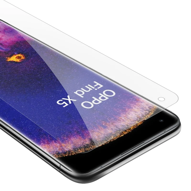 Cadorabo Panzer Folie kompatibel mit Oppo FIND X5 - Schutzfolie Gehärtetes (Tempered) Display-Schutzglas in 9H Härte mit 3D Touch Kompatibilität
