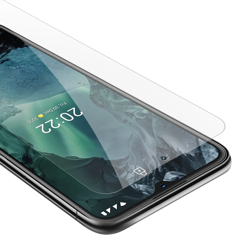 Cadorabo Panzer Folie kompatibel mit Nokia G11 / G21 - Schutzfolie Gehärtetes (Tempered) Display-Schutzglas in 9H Härte mit 3D Touch Kompatibilität