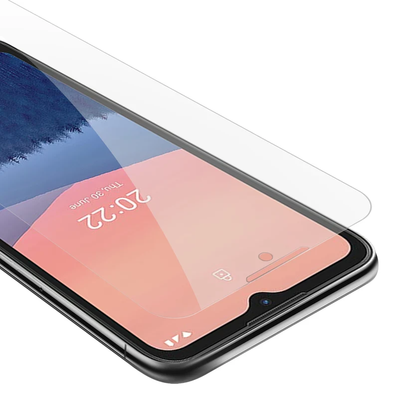 Cadorabo Panzer Folie kompatibel mit Nokia C21 - Schutzfolie Gehärtetes (Tempered) Display-Schutzglas in 9H Härte mit 3D Touch Kompatibilität