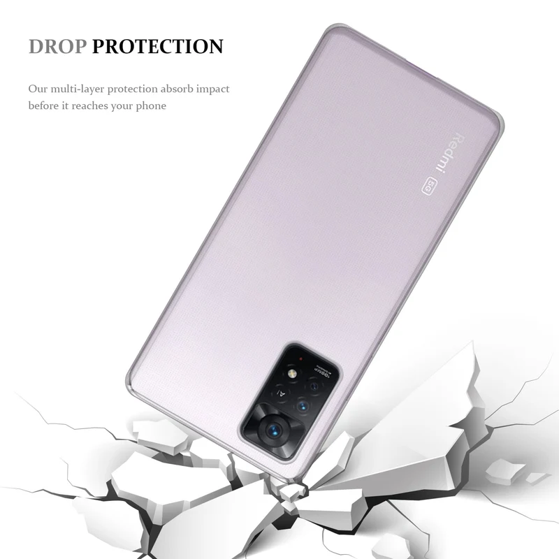 Cadorabo Hülle kompatibel mit Xiaomi RedMi NOTE 11 PRO 4G / 5G Schutzhülle aus flexiblem TPU Silikon