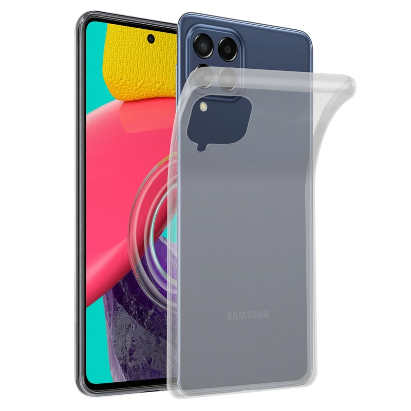 Cadorabo Hülle kompatibel mit Samsung Galaxy M53 5G Schutzhülle aus flexiblem TPU Silikon