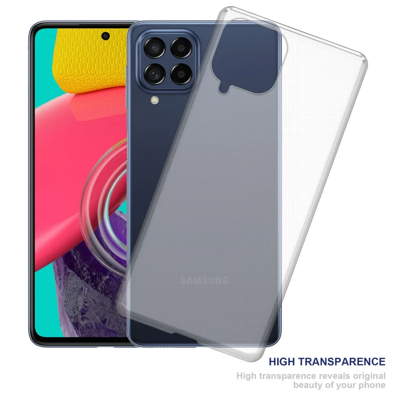 Cadorabo Hülle kompatibel mit Samsung Galaxy M53 5G Schutzhülle aus flexiblem TPU Silikon