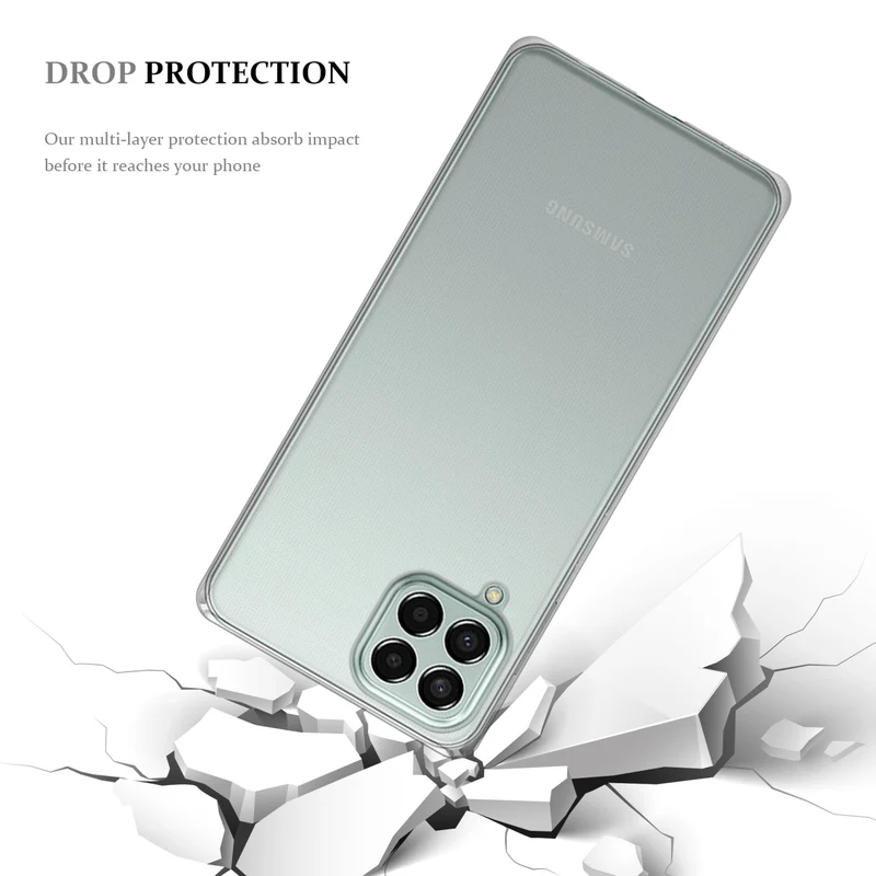 Cadorabo Hülle kompatibel mit Samsung Galaxy M33 5G Schutzhülle aus flexiblem TPU Silikon