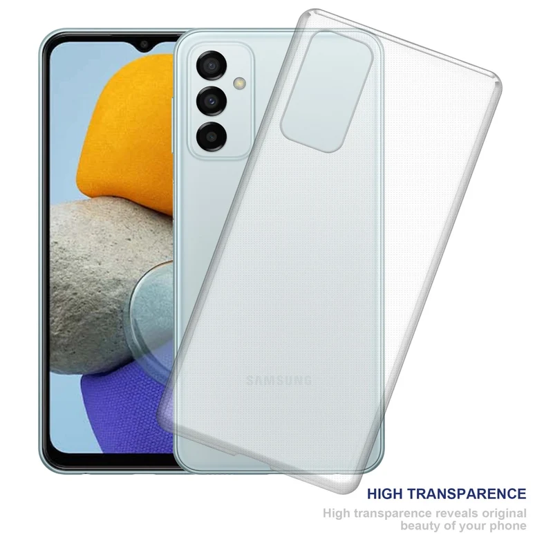 Cadorabo Hülle kompatibel mit Samsung Galaxy M23 5G Schutzhülle aus flexiblem TPU Silikon