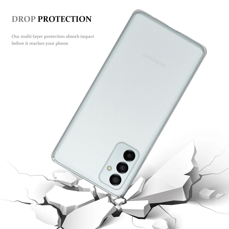 Cadorabo Hülle kompatibel mit Samsung Galaxy M23 5G Schutzhülle aus flexiblem TPU Silikon