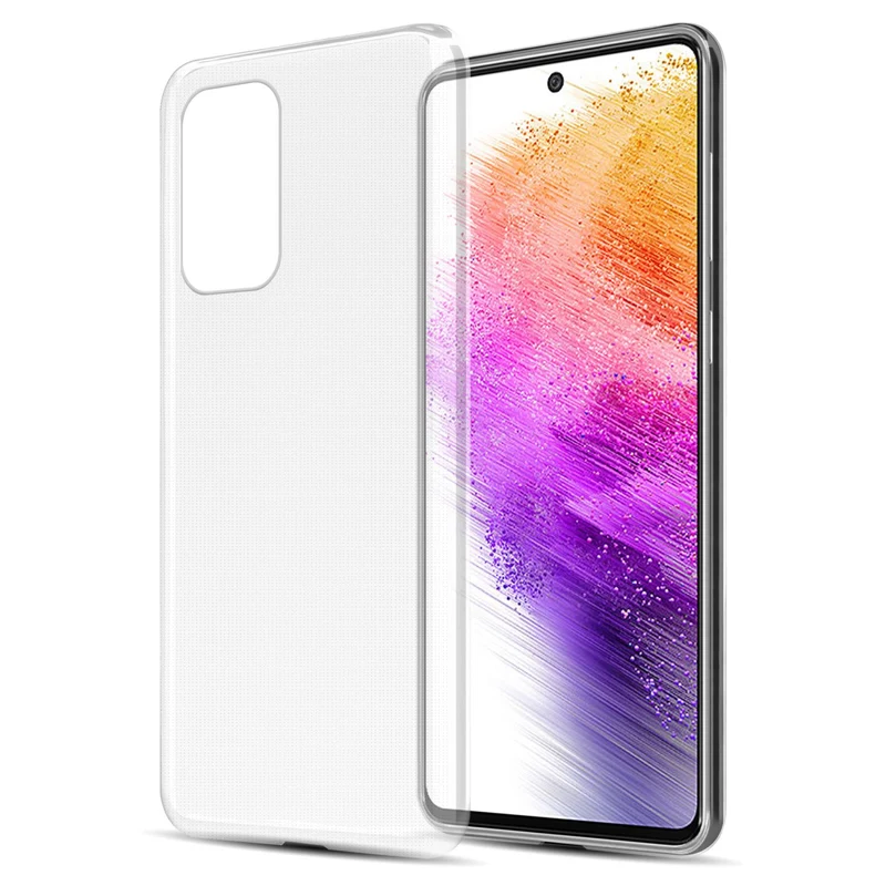 Cadorabo Hülle kompatibel mit Samsung Galaxy A73 5G Schutzhülle aus flexiblem TPU Silikon