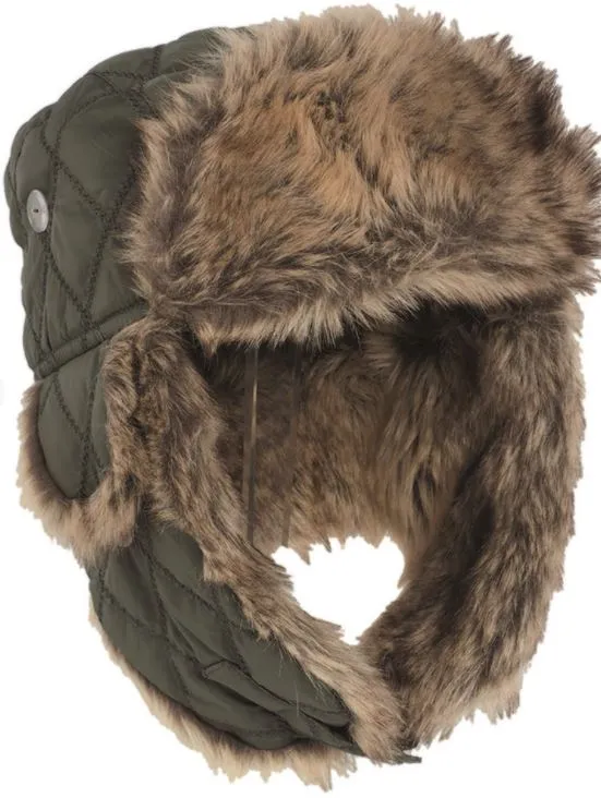 Mil-Tec Wintermütze mit Kunstpelz